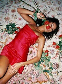 Princess Polly Lower Impact Celena Mini Dress Red Red