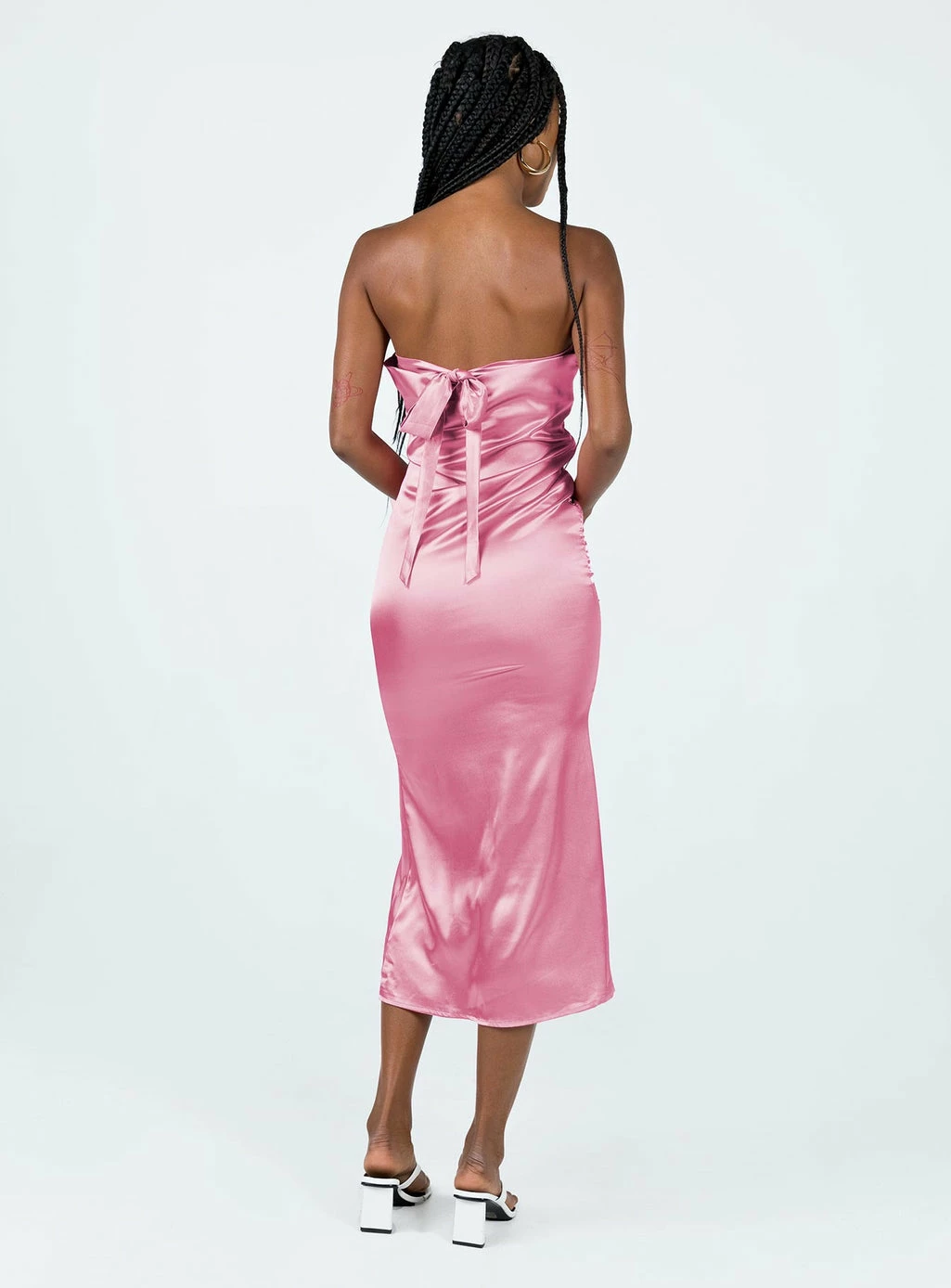 Princess Polly Shaya Strapless Maxi Dress Pink Pink - Image 5
