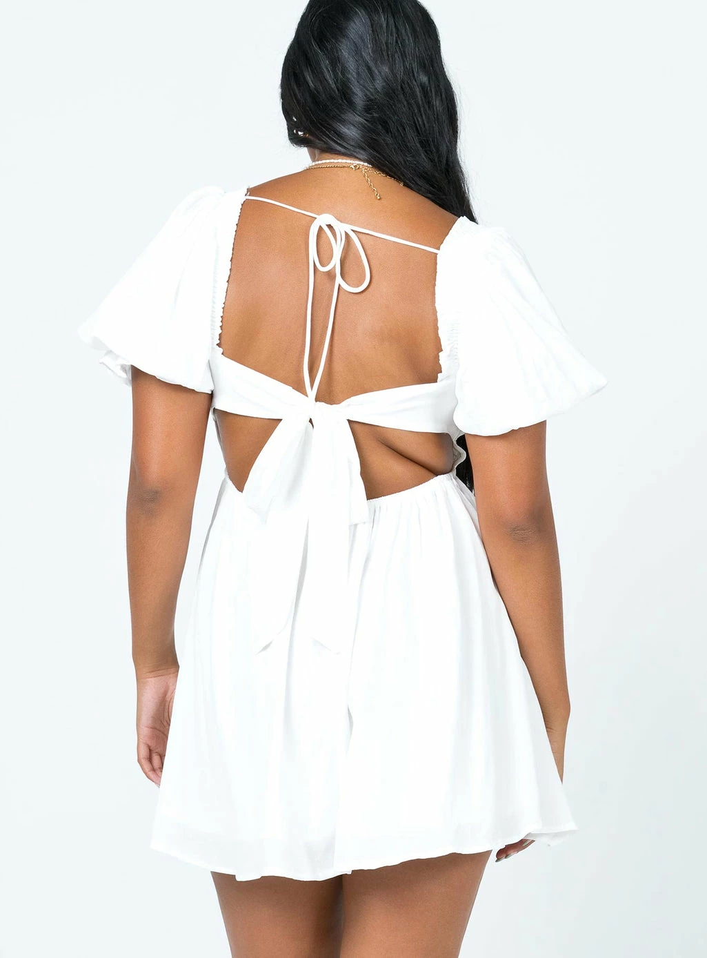 Princess Polly Dani Mini Dress White White - Image 5